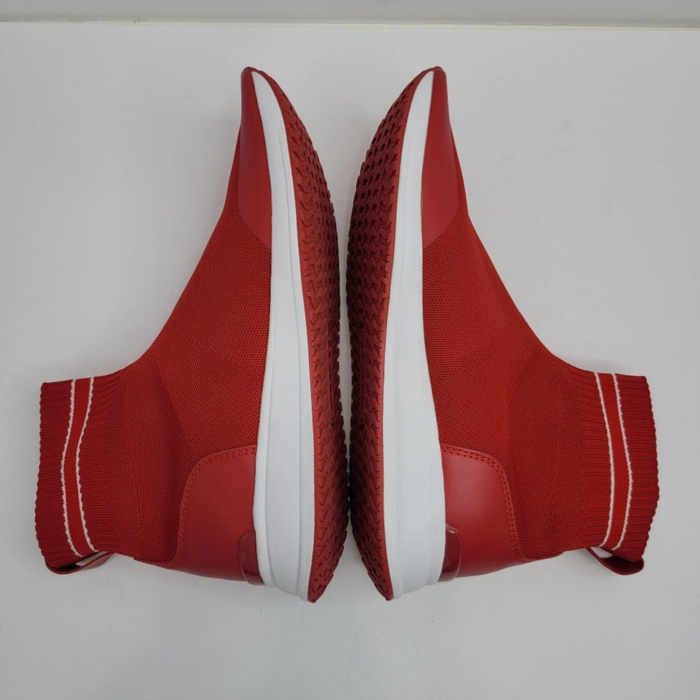 Tommy Hilfiger Slip On Knit High Top Women's Red Shoes TWRECO-R US Size 11M - Picture 6 of 8